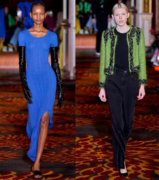 Женская модная одежда осень-зима 2022-2023 от бренда Koché