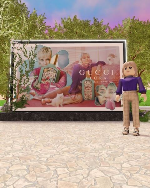 Майли Сайрус присоединилась к метавселенной Gucci Beauty в Roblox