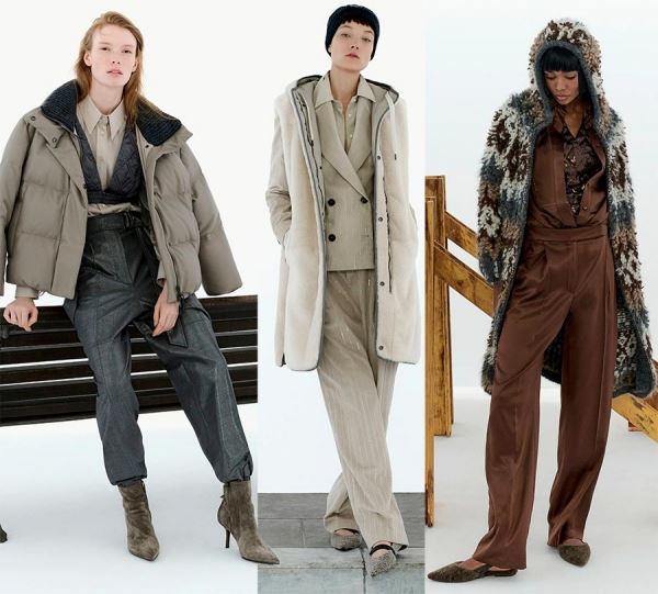 Уютная женская одежда осень-зима 2022—2023 Brunello Cucinelli